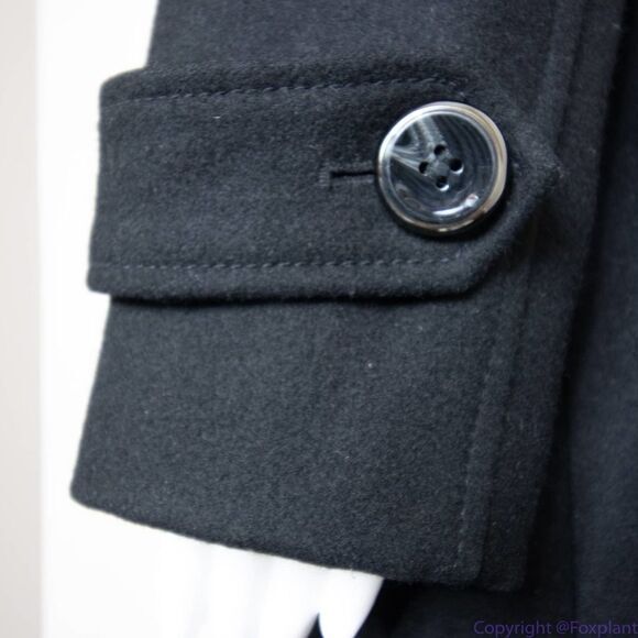 Keneth Cole women's wool blend black coat, size 8 - Picture 11 of 16